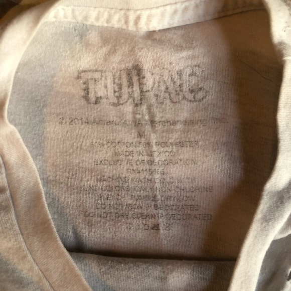 Tupac Distressed Tank - Picture 3 of 4